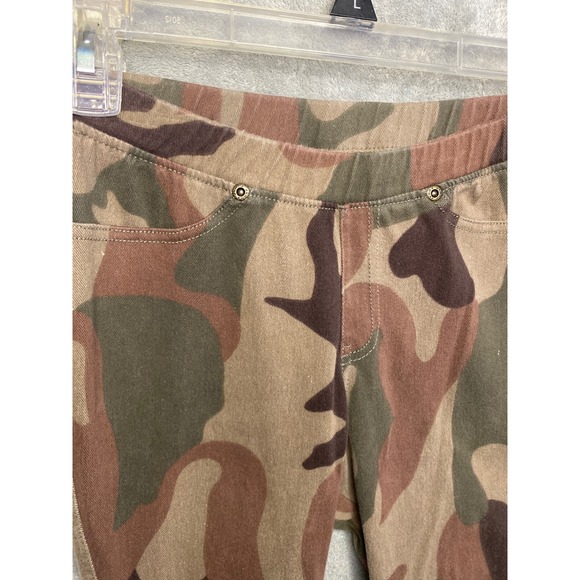 Lildy Printed Jeggings Camouflage Stretch Waist Pockets Women's Size S M - Picture 2 of 6
